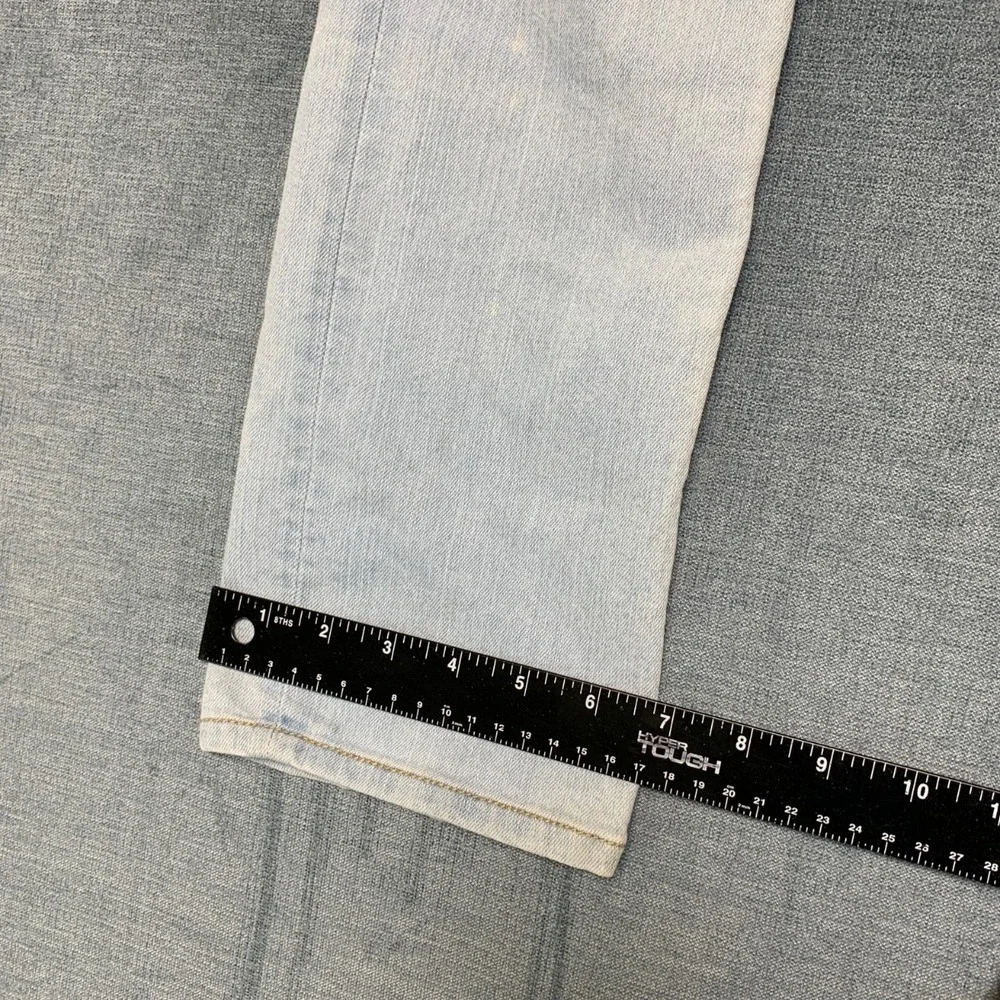 RSQ Jeans Mens 30x30 Blue Denim Cotton Stretch Mid Rise Slim Fit Straight Leg